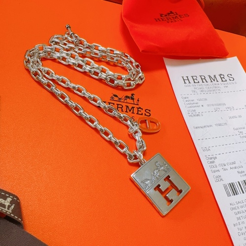 Replica Hermes Necklaces #1214699 $60.00 USD for Wholesale