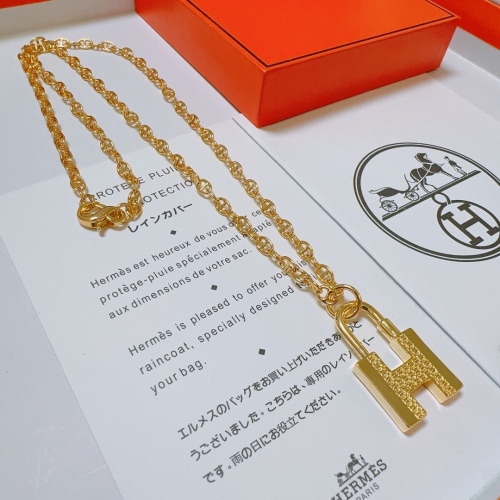 Replica Hermes Necklaces #1214947 $42.00 USD for Wholesale