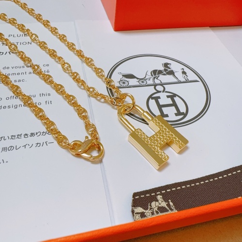 Replica Hermes Necklaces #1214947 $42.00 USD for Wholesale