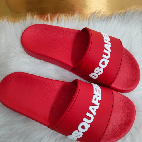 Replica Dsquared Slippers For Women #1216131 $48.00 USD for Wholesale