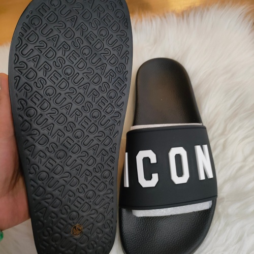 Replica Dsquared Slippers For Women #1216187 $48.00 USD for Wholesale