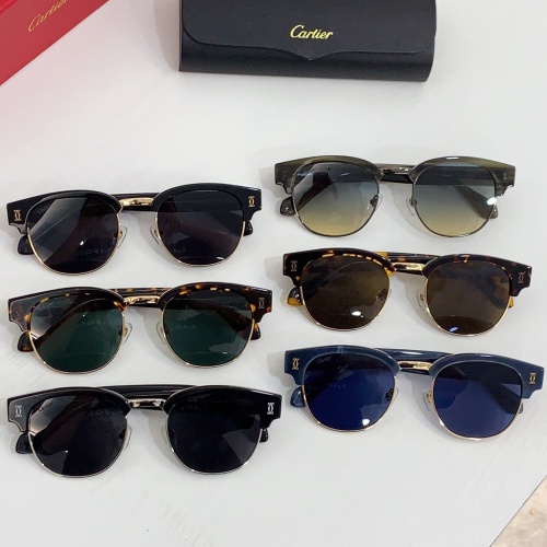 Replica Cartier AAA Quality Sunglassess #1216278 $64.00 USD for Wholesale