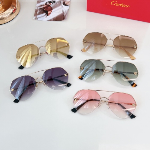 Replica Cartier AAA Quality Sunglassess #1216291 $45.00 USD for Wholesale