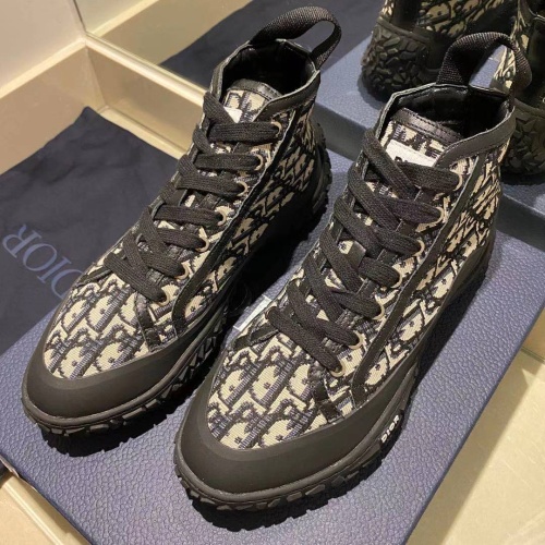 Replica Christian Dior High Top Shoes For Women #1216471 $102.00 USD for Wholesale