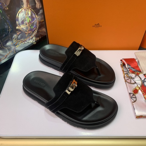 Replica Hermes Slippers For Women #1216671 $76.00 USD for Wholesale