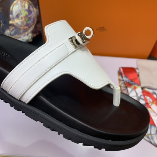 Replica Hermes Slippers For Women #1216684 $76.00 USD for Wholesale