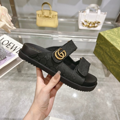 Replica Gucci Slippers For Women #1216740 $88.00 USD for Wholesale