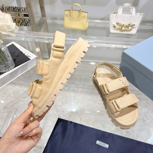 Replica Prada Sandal For Women #1216784 $92.00 USD for Wholesale