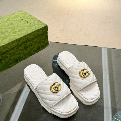 Replica Gucci Slippers For Women #1216976 $82.00 USD for Wholesale