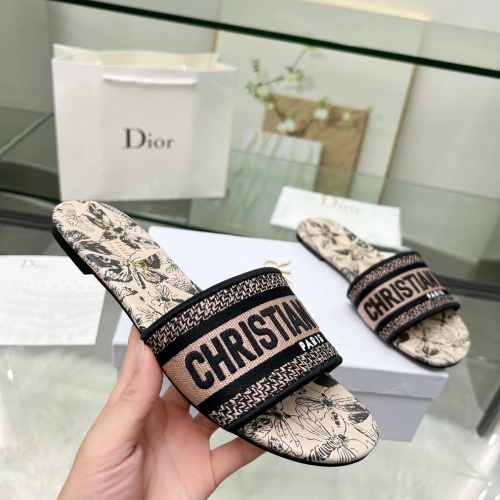 Replica Christian Dior Slippers For Women #1216986 $72.00 USD for Wholesale