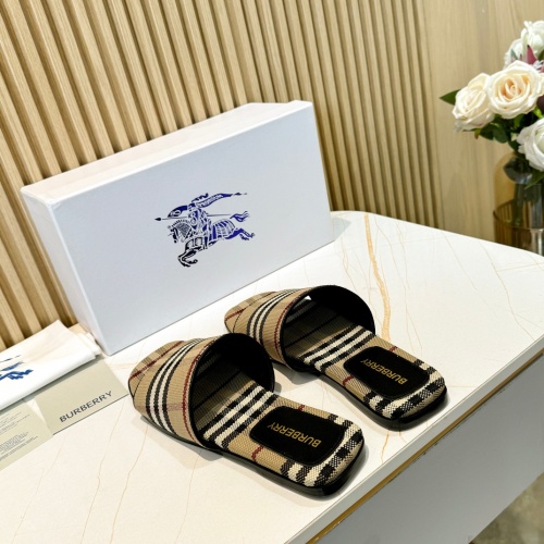 Replica Burberry Slippers For Women #1217001 $85.00 USD for Wholesale