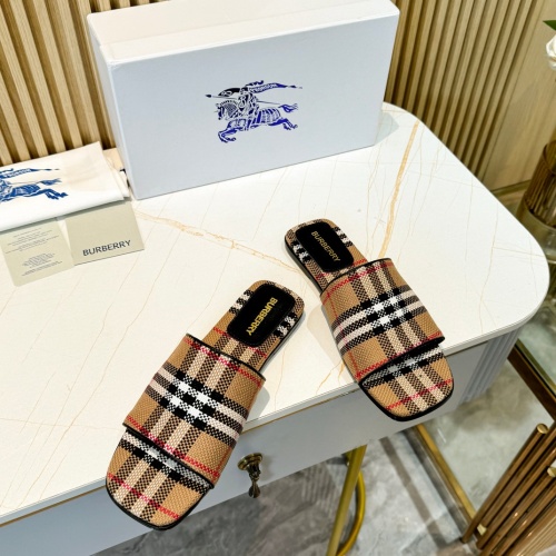 Replica Burberry Slippers For Women #1217002 $85.00 USD for Wholesale