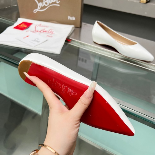 Replica Christian Louboutin Flat Shoes For Women #1217060 $102.00 USD for Wholesale