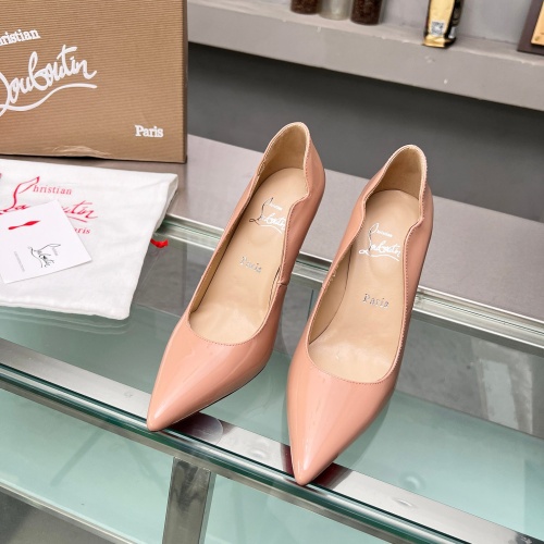 Replica Christian Louboutin High-heeled shoes For Women #1217073 $102.00 USD for Wholesale