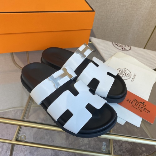 Replica Hermes Slippers For Men #1217275 $76.00 USD for Wholesale