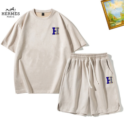 Cheap Hermes Tracksuits Short Sleeved For Men #1218003, $$48.00 USD On Hermes Tracksuits