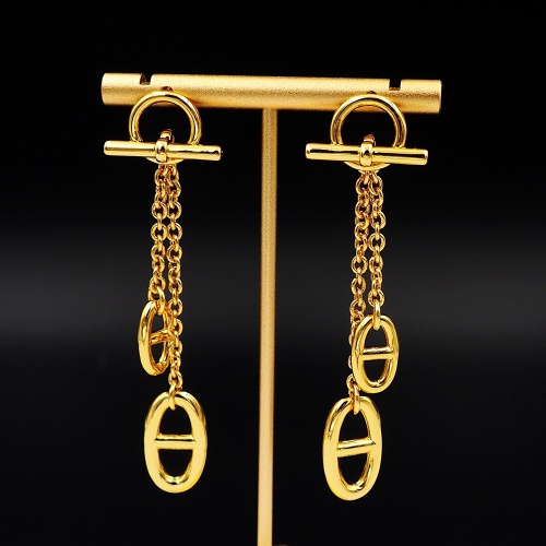 Replica Hermes Earrings For Women #1219710 $27.00 USD for Wholesale