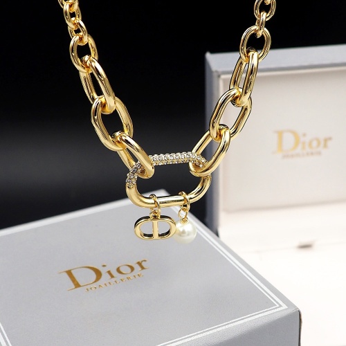 Replica Christian Dior Necklaces #1219973 $32.00 USD for Wholesale