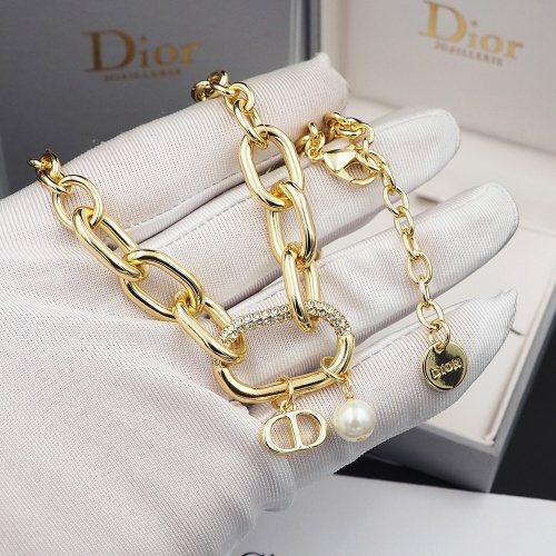 Replica Christian Dior Necklaces #1219973 $32.00 USD for Wholesale