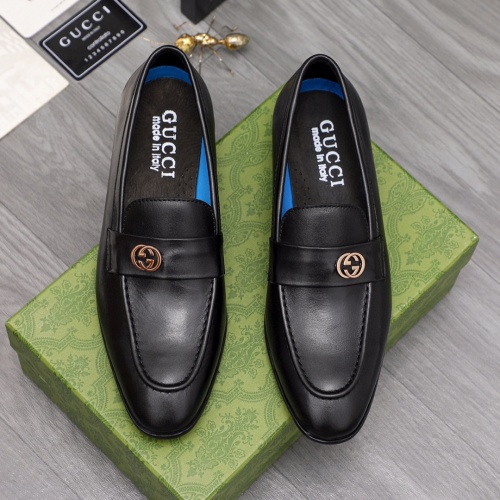 Replica Gucci Oxfords Shoes For Men #1220859 $85.00 USD for Wholesale