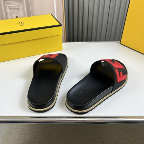 Replica Fendi Slippers For Men #1221359 $45.00 USD for Wholesale