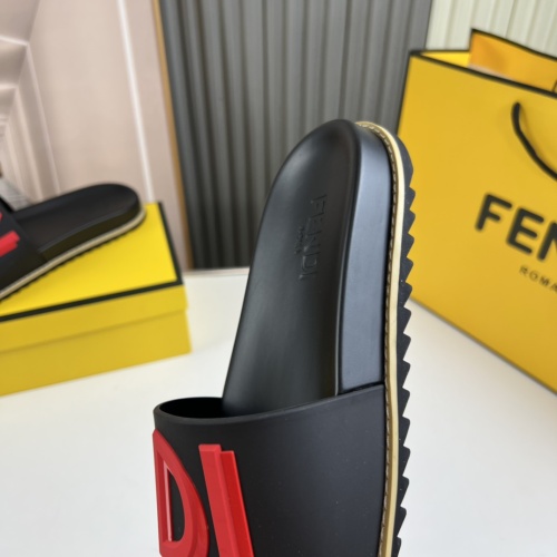 Replica Fendi Slippers For Men #1221359 $45.00 USD for Wholesale