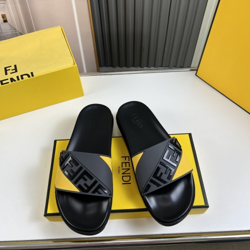 Cheap Fendi Slippers For Men #1221370, $$45.00 USD On Fendi Slippers