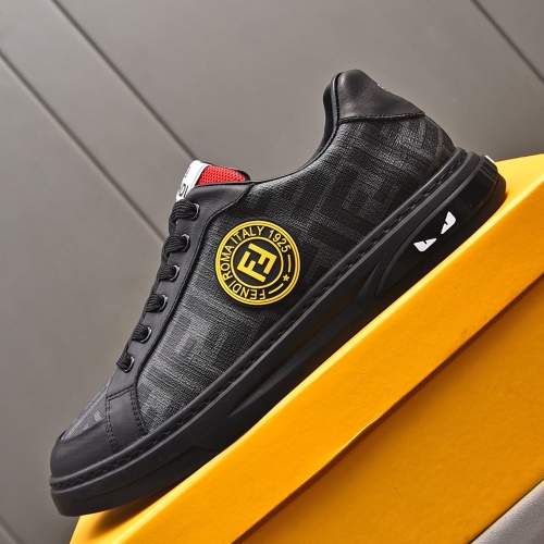 Replica Fendi Casual Shoes For Men #1221411 $76.00 USD for Wholesale