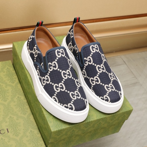 Replica Gucci Casual Shoes For Men #1221732 $76.00 USD for Wholesale