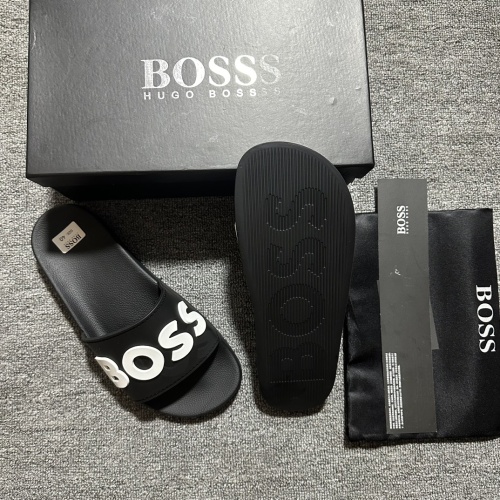 Replica Boss Slippers For Men #1221774 $45.00 USD for Wholesale