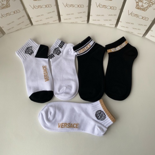 Replica Versace Socks #1222082 $27.00 USD for Wholesale