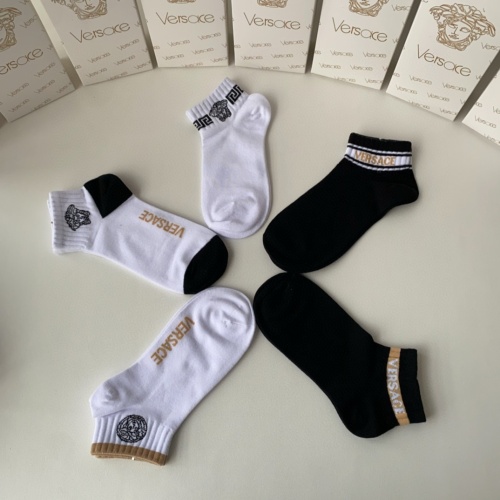 Replica Versace Socks #1222082 $27.00 USD for Wholesale