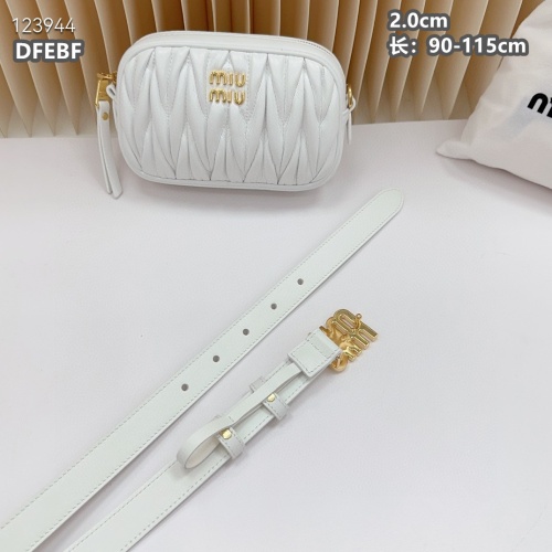 Replica MIU MIU AAA Quality Belts For Women #1222105 $98.00 USD for Wholesale