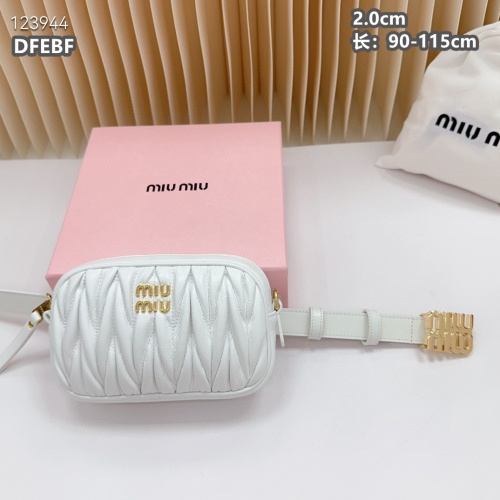 Replica MIU MIU AAA Quality Belts For Women #1222105 $98.00 USD for Wholesale