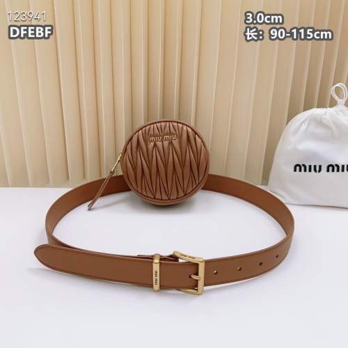 Replica MIU MIU AAA Quality Belts For Women #1222116 $98.00 USD for Wholesale