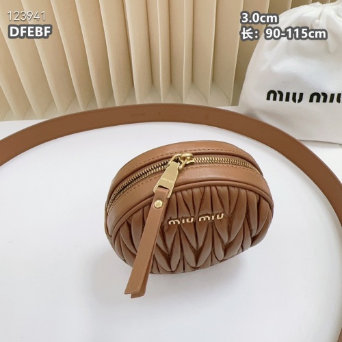 Replica MIU MIU AAA Quality Belts For Women #1222116 $98.00 USD for Wholesale