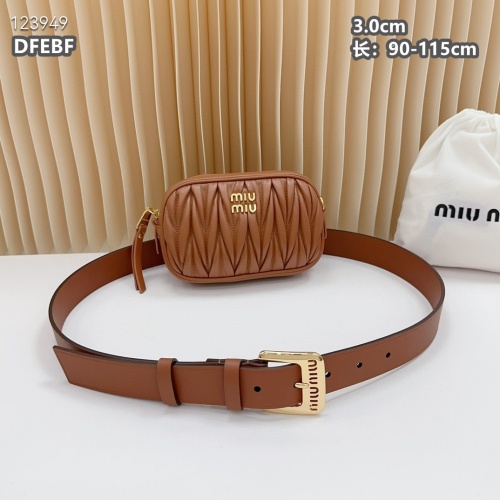 Replica MIU MIU AAA Quality Belts For Women #1222117 $98.00 USD for Wholesale