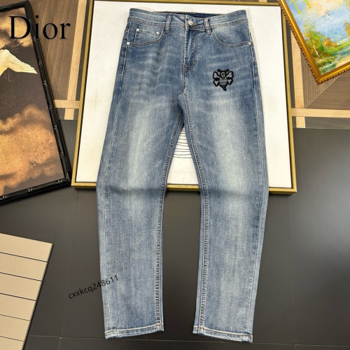 Replica Christian Dior Jeans For Men #1222462 $48.00 USD for Wholesale