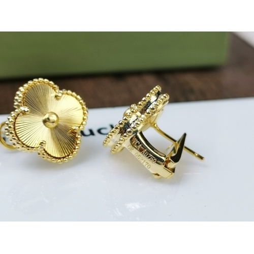 Replica Van Cleef & Arpels Earrings For Women #1223316 $25.00 USD for Wholesale