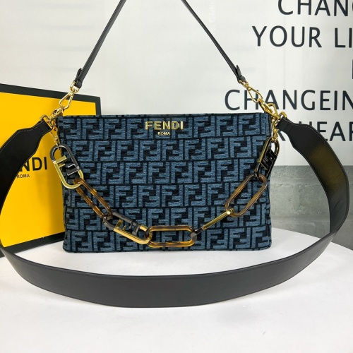 Cheap Fendi AAA Quality Shoulder Bags For Women #1223451, $$105.00 USD On Fendi AAA Quality Shoulder Bags