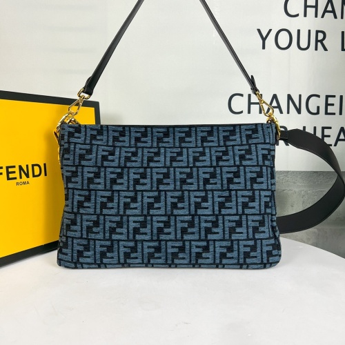 Replica Fendi AAA Quality Shoulder Bags For Women #1223451 $105.00 USD for Wholesale