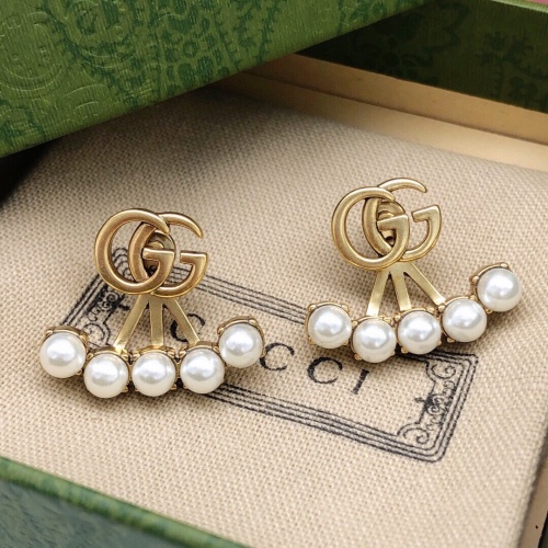 Replica Gucci Earrings For Women #1223516 $29.00 USD for Wholesale