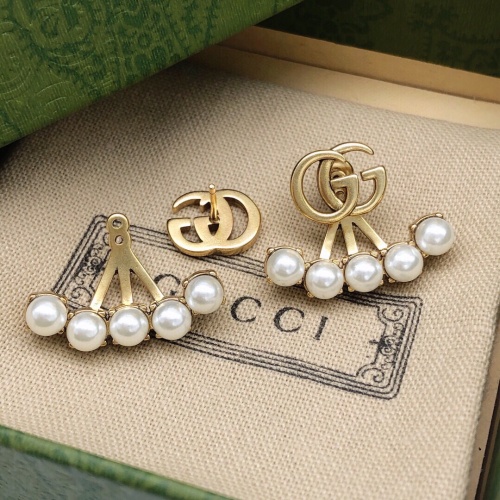 Replica Gucci Earrings For Women #1223516 $29.00 USD for Wholesale