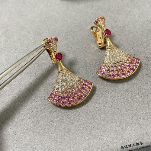 Replica Bvlgari Earrings For Women #1223611 $68.00 USD for Wholesale