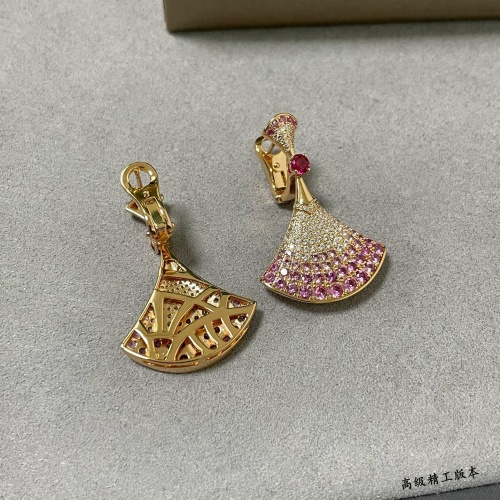 Replica Bvlgari Earrings For Women #1223611 $68.00 USD for Wholesale