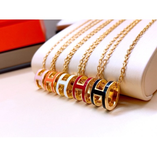 Replica Hermes Necklaces #1223635 $45.00 USD for Wholesale