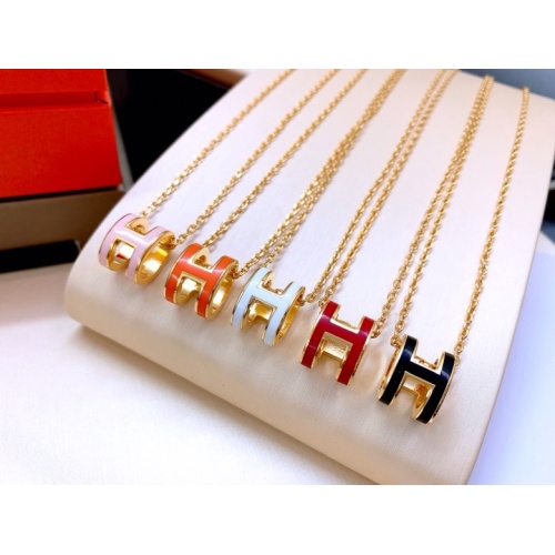 Replica Hermes Necklaces #1223643 $45.00 USD for Wholesale