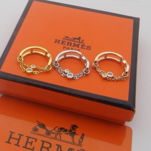 Replica Hermes Rings #1223661 $25.00 USD for Wholesale