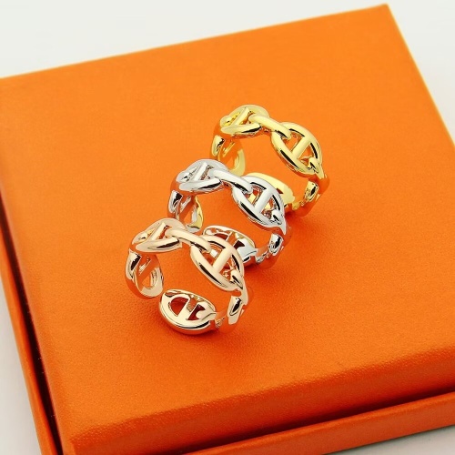 Replica Hermes Rings #1223930 $25.00 USD for Wholesale