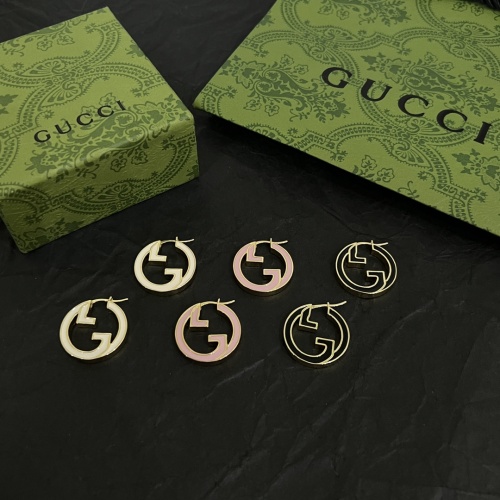 Replica Gucci Earrings For Women #1224212 $38.00 USD for Wholesale